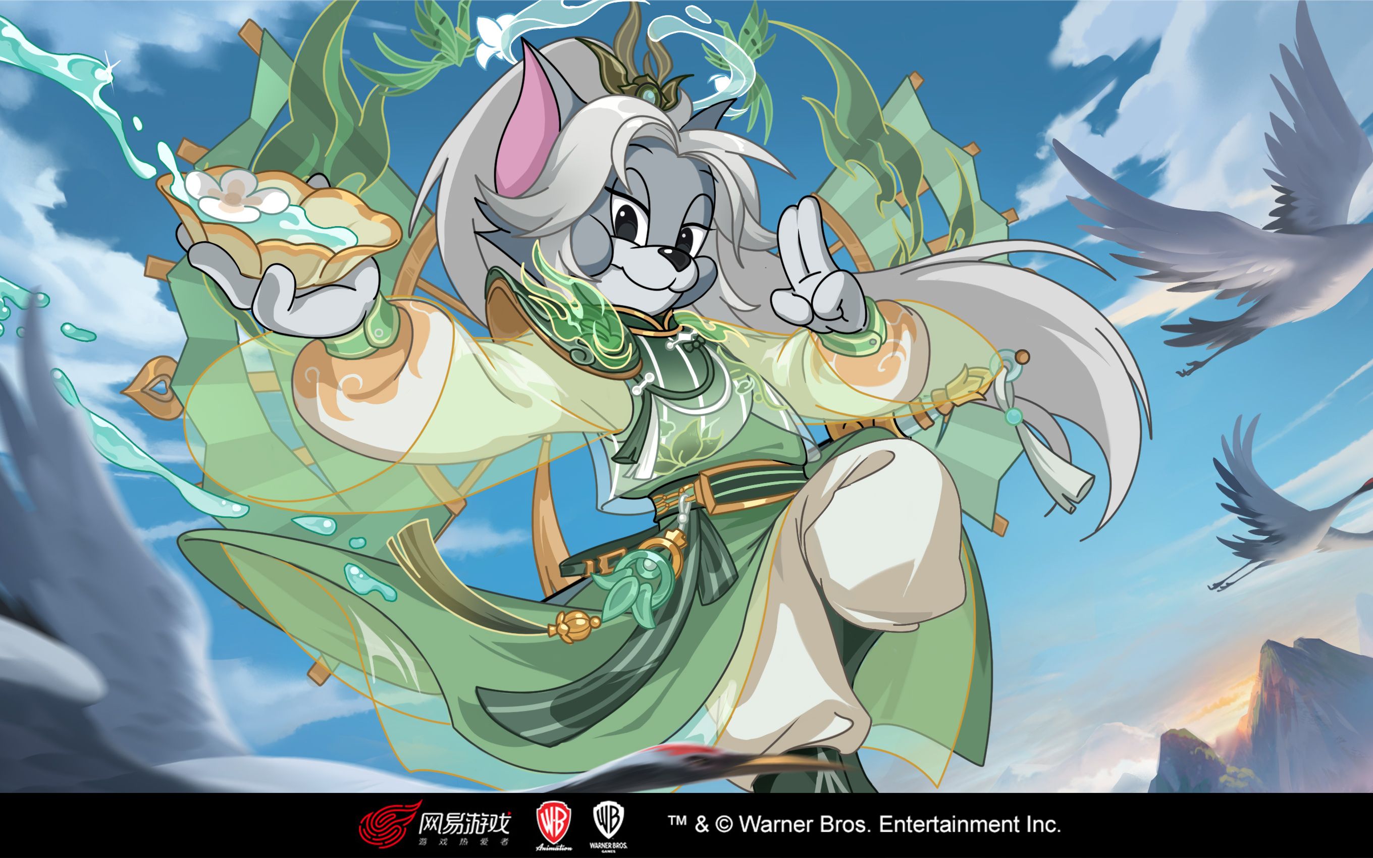 天使汤姆第二款s级皮肤丨御剑乘风来,逍遥剑仙降临凡尘!