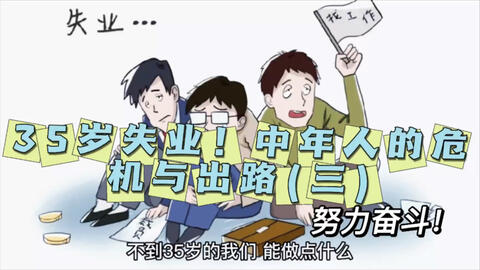 35岁失业 中年人的危机与出路 三 哔哩哔哩