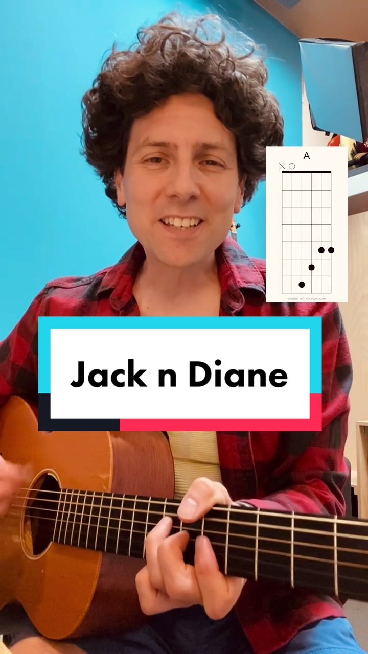 学习吉他上的杰克和黛安