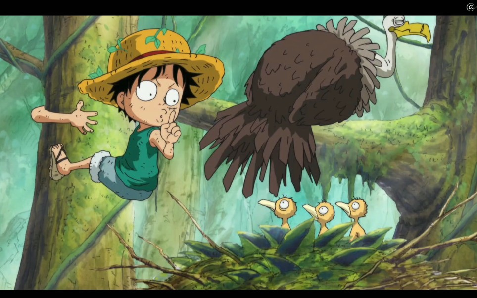 【海贼王】小时候的路飞贼可爱!