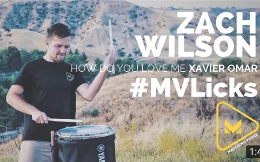 [图]【行进小鼓】辣个男人又来了 Zach Wilson - 'How Do You Love Me' by Xavier Omar