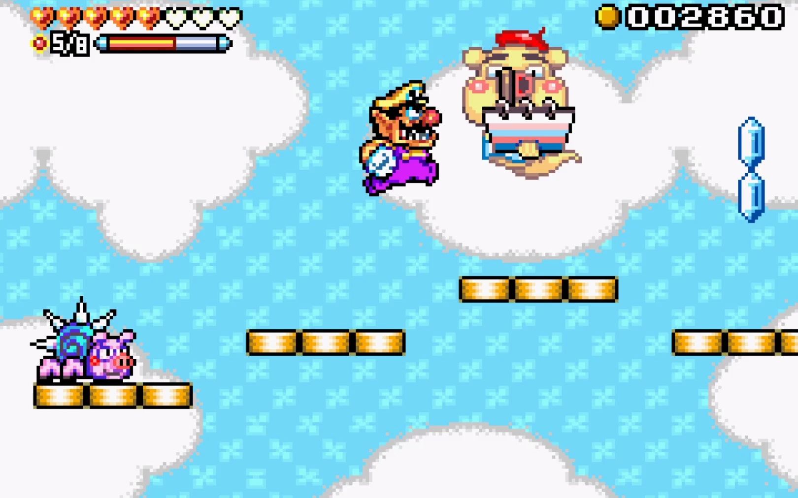 【瓦里奥大陆4改版 平行世界】超难模式流程14 涂鸦山