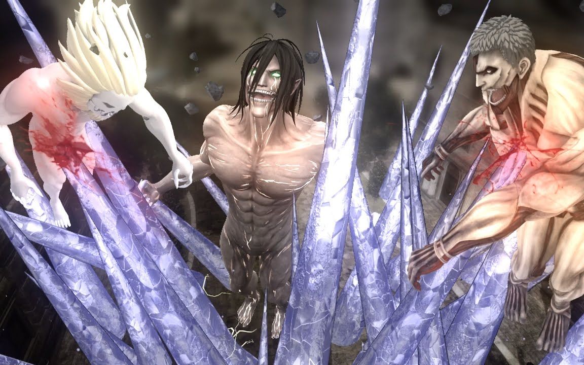 【进击的巨人】艾伦使用了战锤巨人之力!