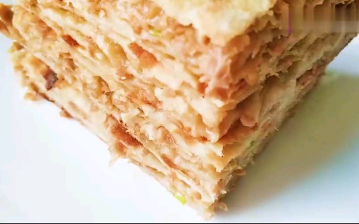 活动作品这样做的千层饼皮薄层多肉汁满一学就会