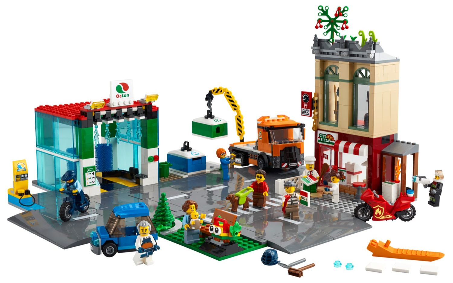 乐高lego 60292 城市中心 2020速拼评测_哔哩哔哩 (゜-゜)つロ 干杯