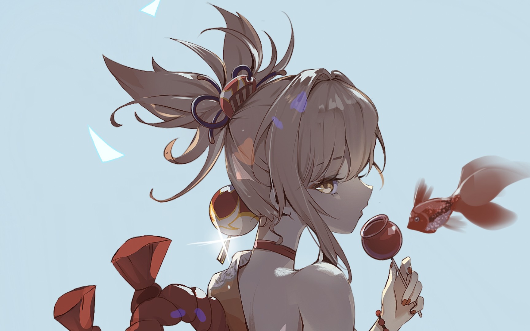 烟花易逝,人情长存(宵宫壁纸)