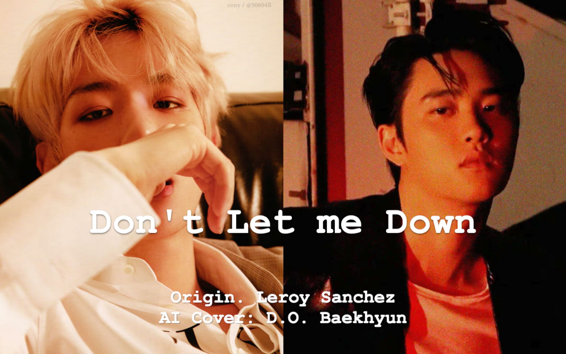 [图]【AI 翻唱/剪辑MV】合声炸弹！耗时8h，来看主唱炫技 Don't Let Me Down - D.O./Baekhyun