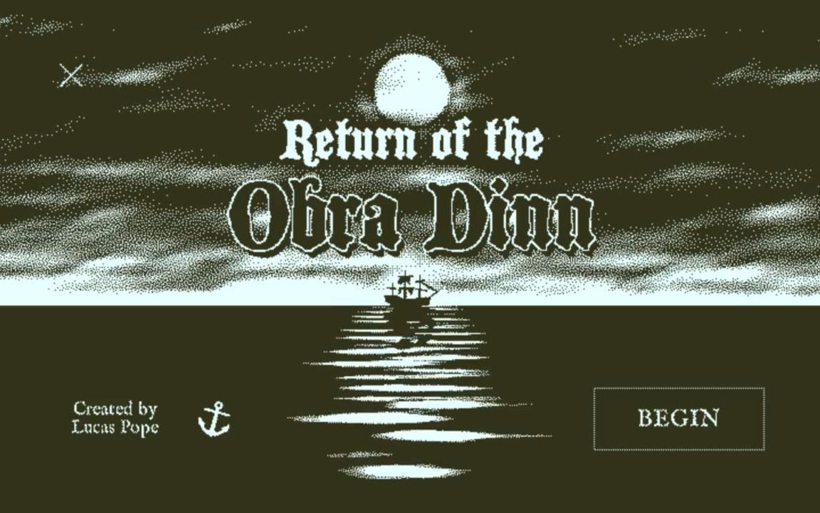 [图]【陆晨】《奥伯拉丁的回归（Return of the Obra Dinn）》试玩