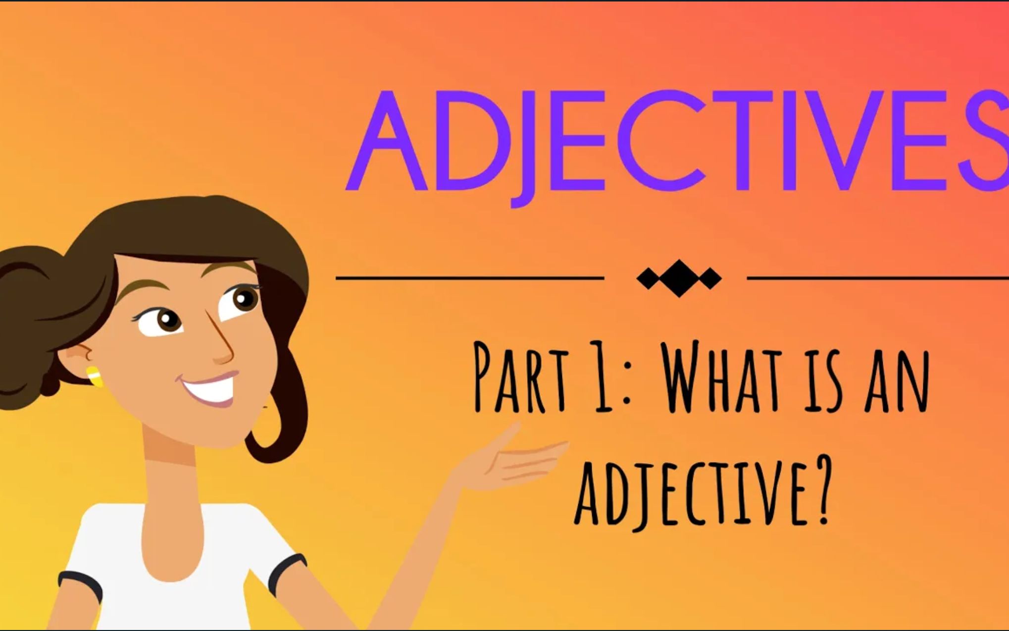 【Grammar】parts of speech词性「什么是adjectives形容词?」Part 1|单词语法基础哔哩哔哩bilibili