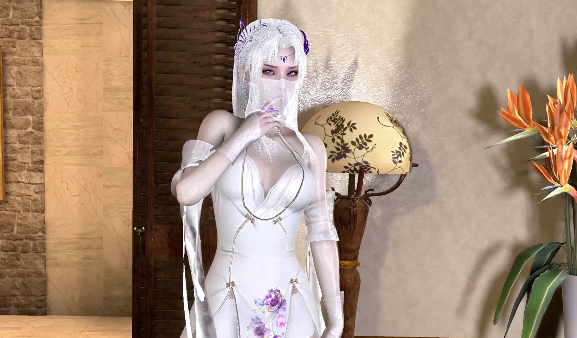 带面纱的小医仙是不是更有味道呢