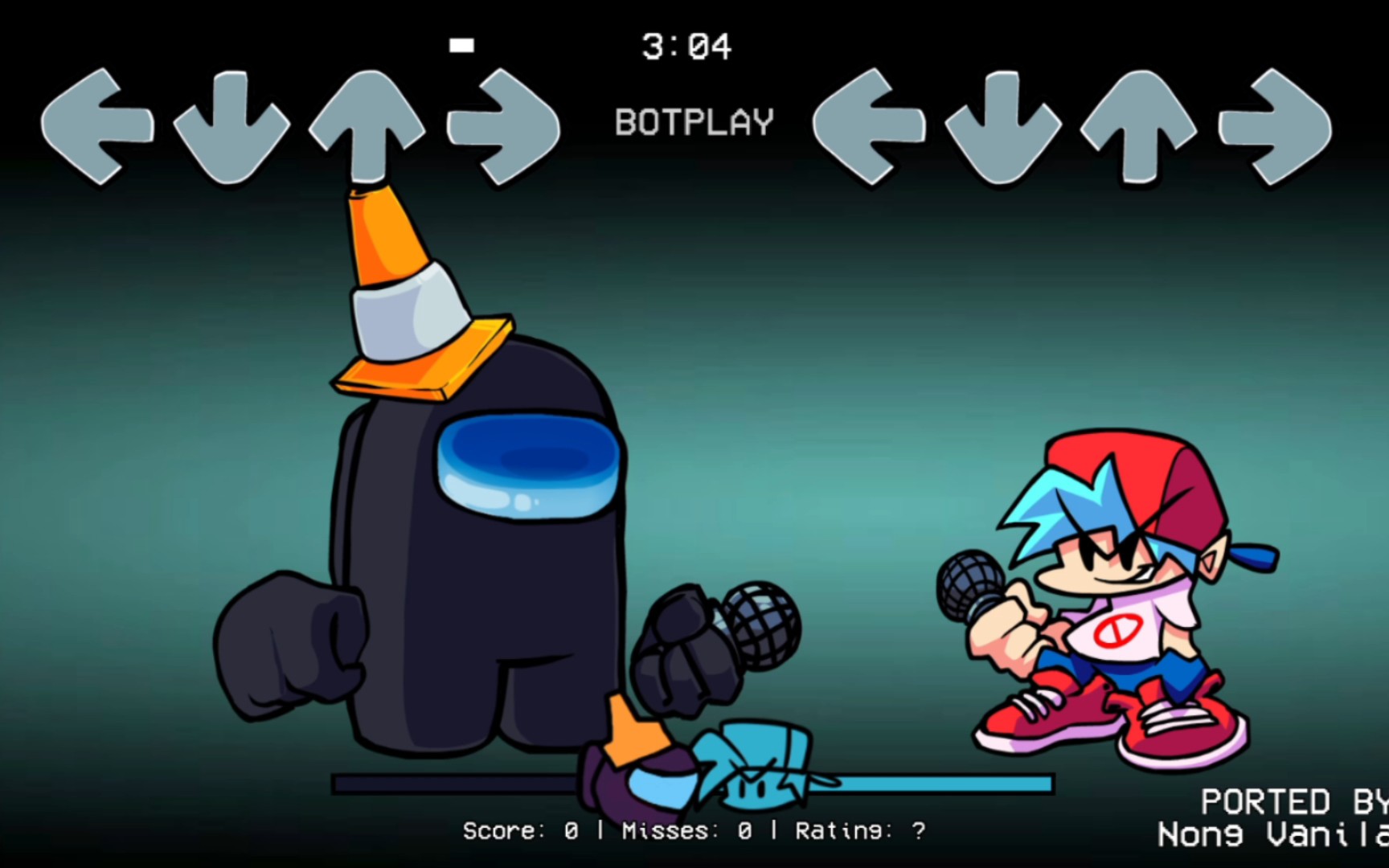 botplay〗fnf:black imposter 2.0:victory song