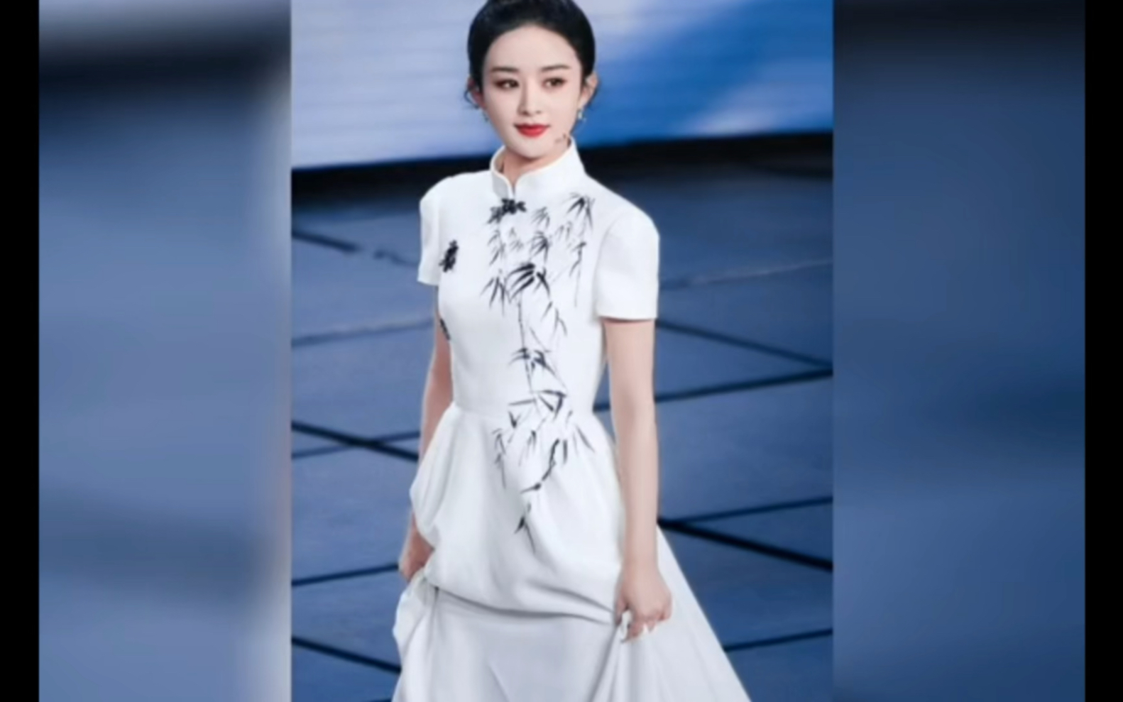 穿旗袍的颖宝真的好漂亮!好温婉大气的感觉!