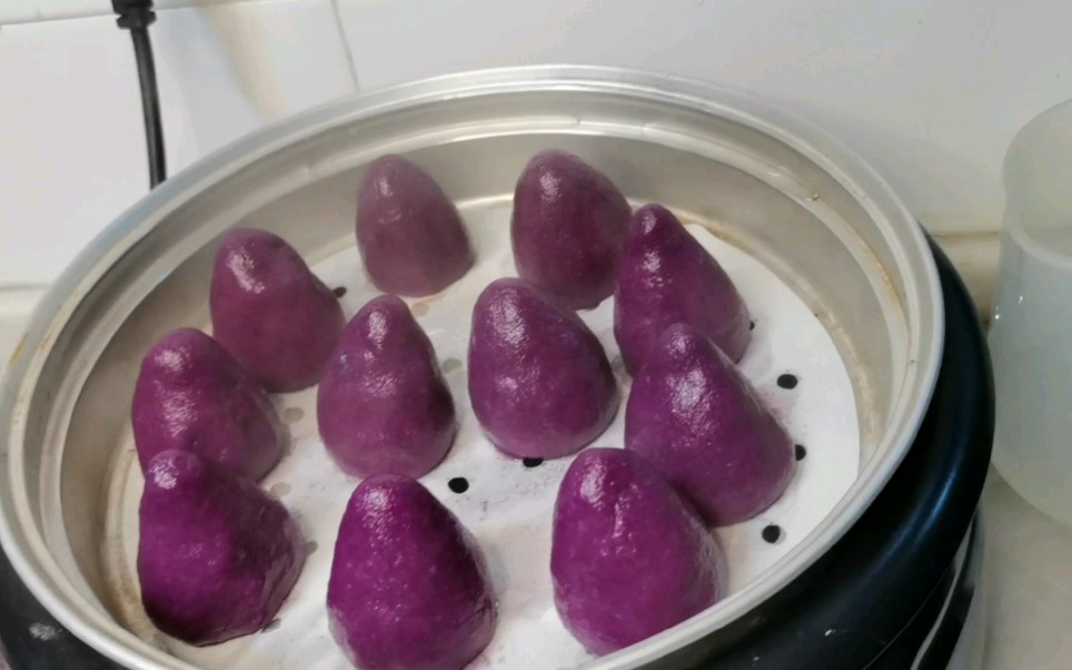 奶香紫薯窝窝头