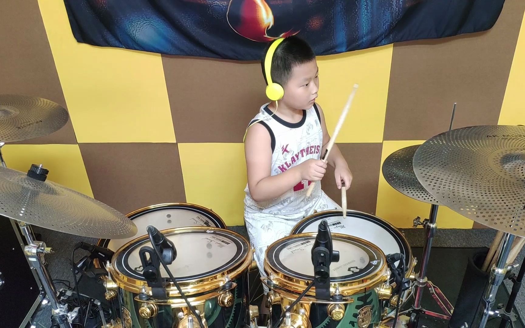 [图]【Drum Cover】学员ZHY- West Coast Rollin'