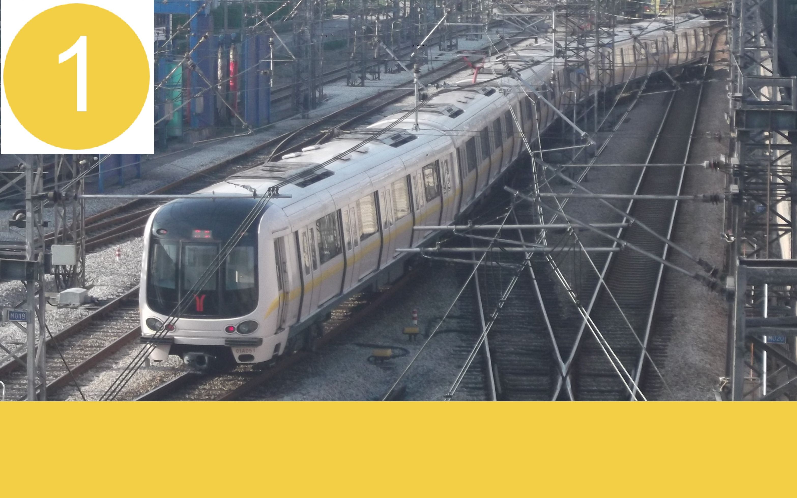 【广州地铁1号线】西塱→广州东站 a3型列车动态闪灯图 2019版报站