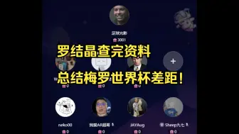 Download Video: 直播切片！罗结晶详查资料然后过来分析C罗梅西的世界杯不同