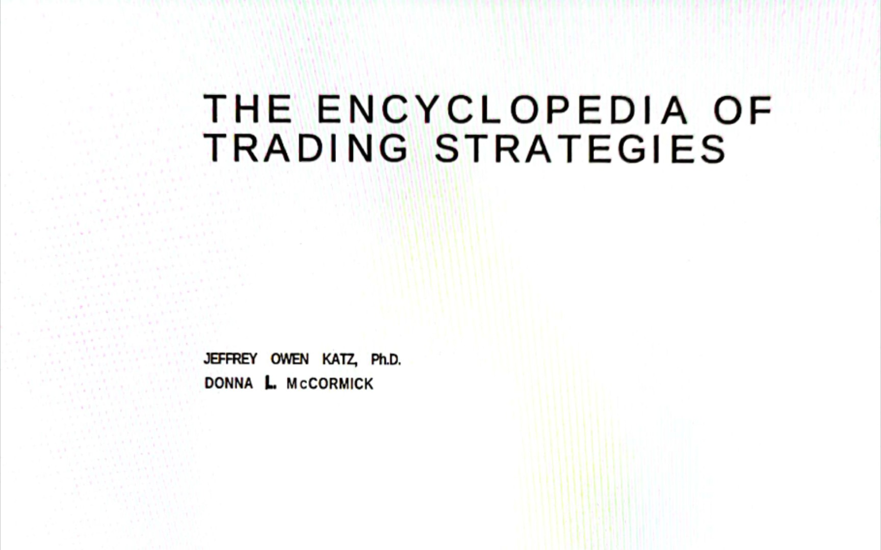 The encyclopedia of trading strategies, the data.3哔哩哔哩bilibili