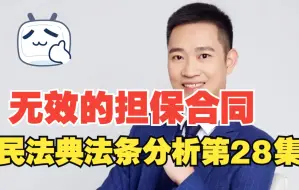 Download Video: 【民法典法条分析第28集】无效的担保合同