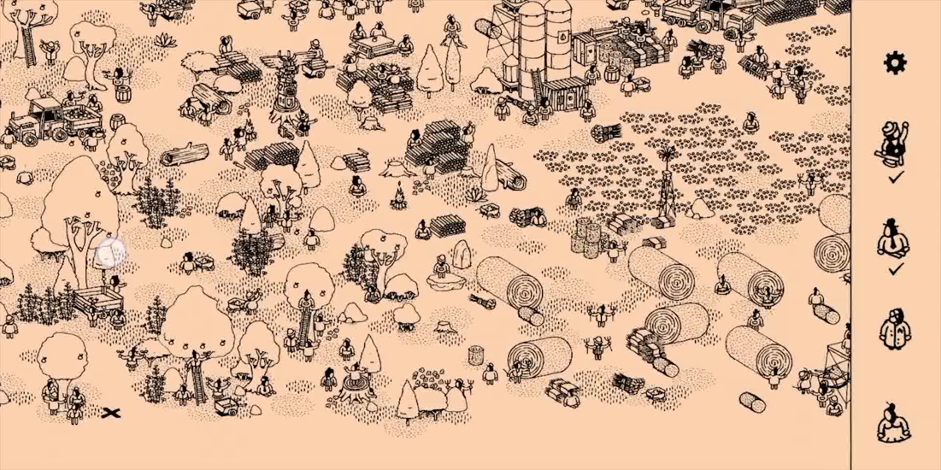 [图]【隐藏之人】【Hidden Folks】旱地第二关 - 牧场 全收集攻略