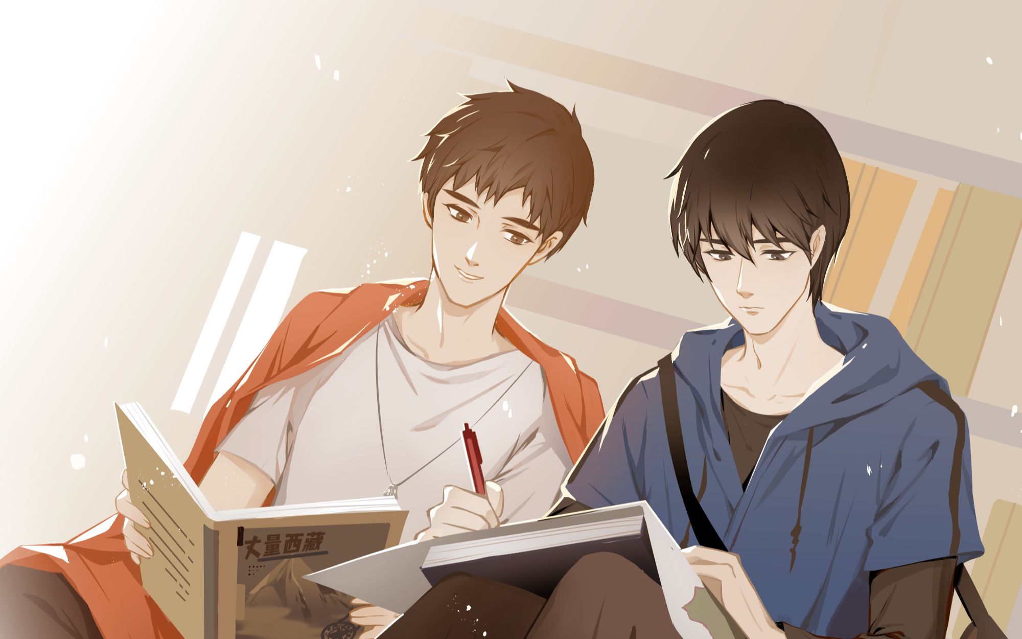【瓶邪/手书】最美的心跳(上)_哔哩哔哩_bilibili