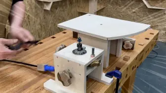 只有懂的人才能看懂的diy制作，倒装修边机 #木工diy #木工工具 #手作木艺 #解压