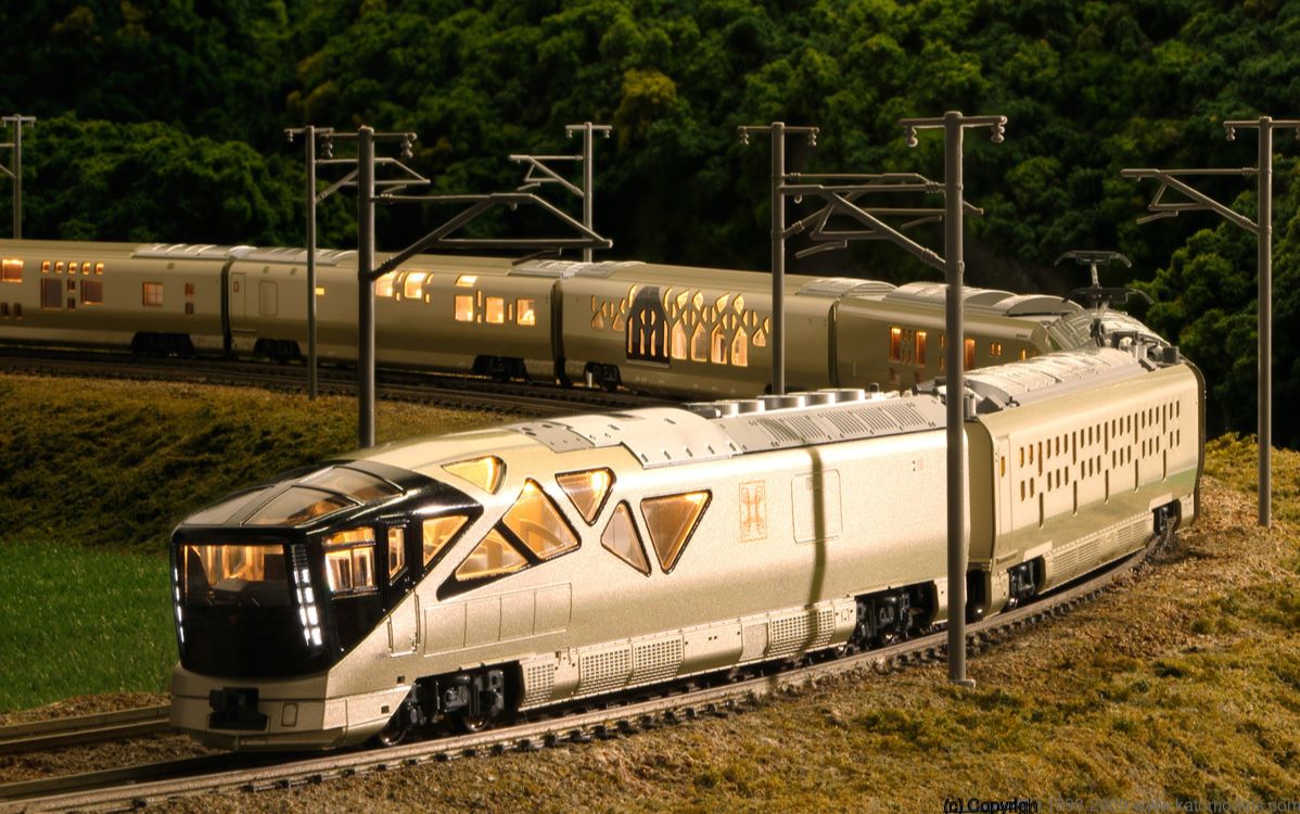 【铁道模型】kato n比例 e001形〈train suite 四季島〉debut