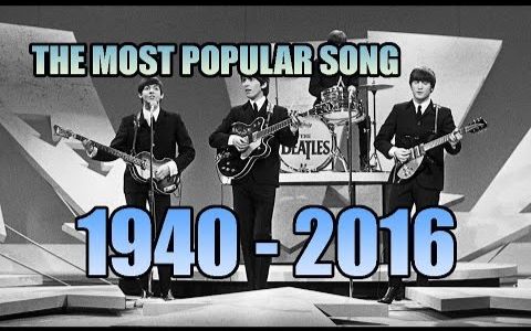 [图]【欧美流行音乐回顾】The Most Popular Song of Each Year [1940-2016]