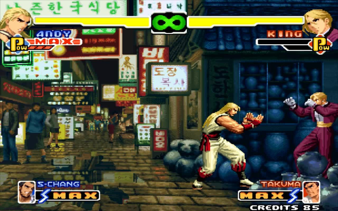 拳皇2000 安迪配瘦陈国汉 超杀一套