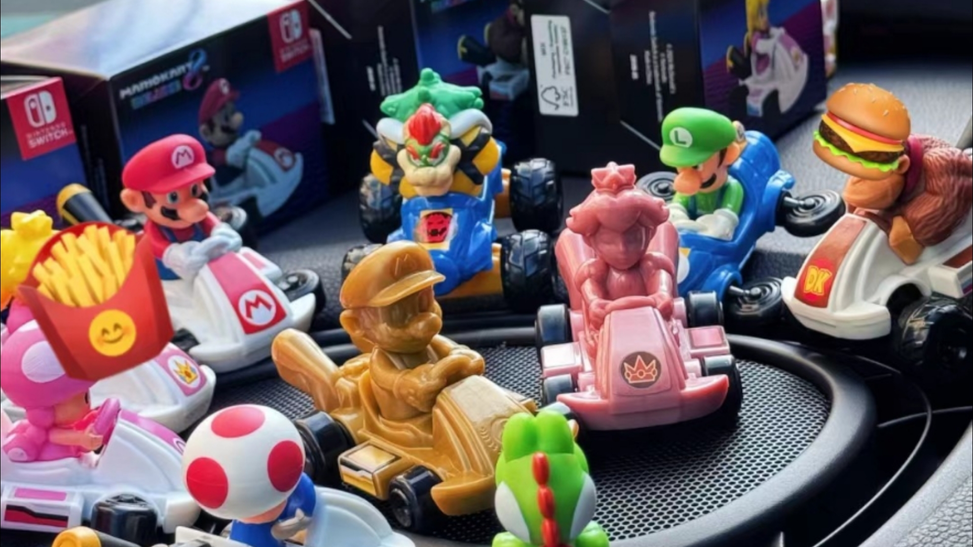 麦当劳x马里奥赛车联名,全套玩具收集攻略