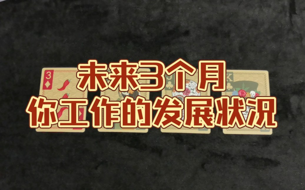 【塔罗占卜】未来3个月你工作的发展状况 and 找工作/跳槽建议哔哩哔哩bilibili