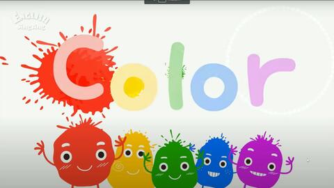 Kids vocabulary - Color - color mixing - rainbow colors - English
