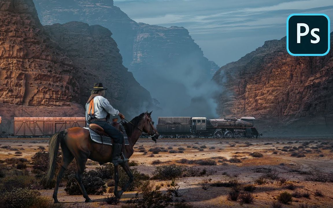 西部风格合成- photo manipulation