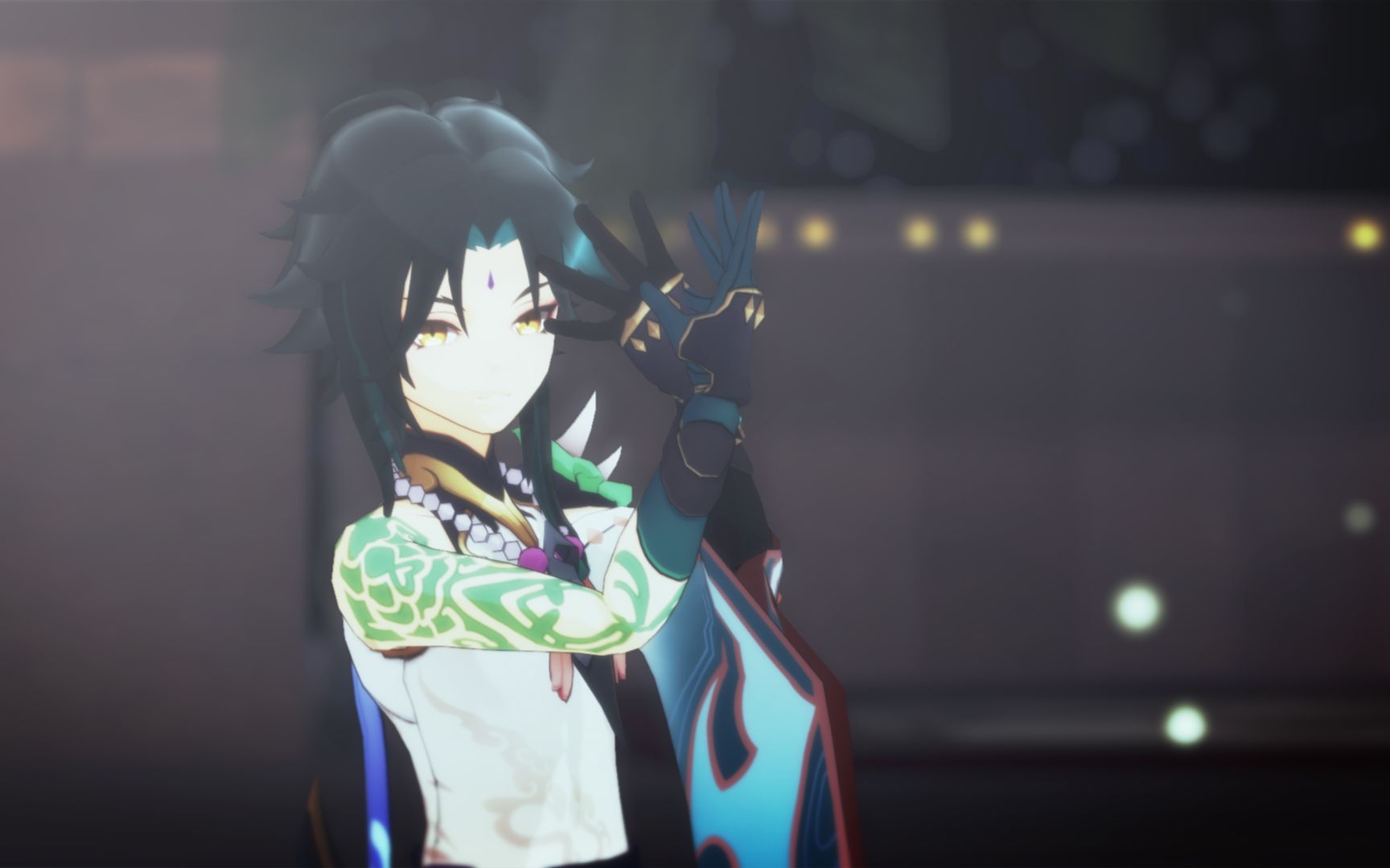 【原神mmd】旅行者,一起去海灯节吧!(微魈空)