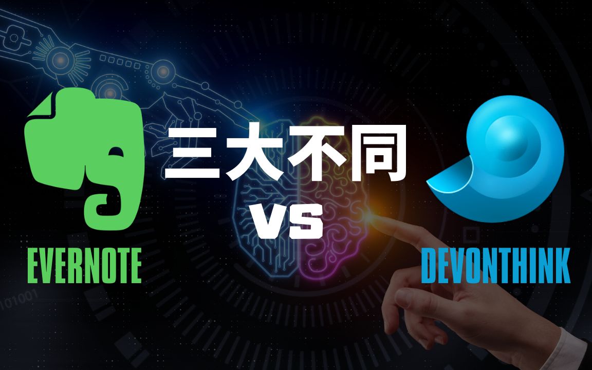 印象笔记(Evernote) vs DEVONthink,3大不同点 | 谁是最强笔记软件 |文档管理、笔记整理以及智能搜索功能大比拼哔哩哔哩bilibili