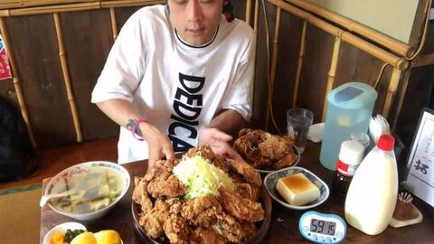 Max鈴木 唐揚げ定食 6kg チャレンジメニューに挑戦 マックス鈴木 Max Suzuki 大食い 哔哩哔哩 つロ 干杯 Bilibili