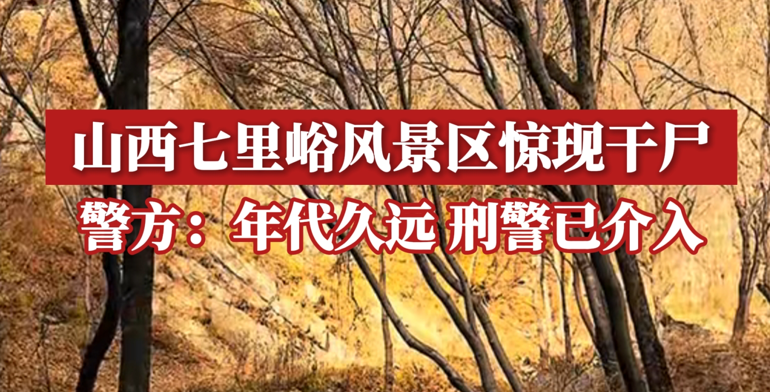 山西七里峪风景区惊现干尸,警方:年代久远 刑警已介入哔哩哔哩bilibili