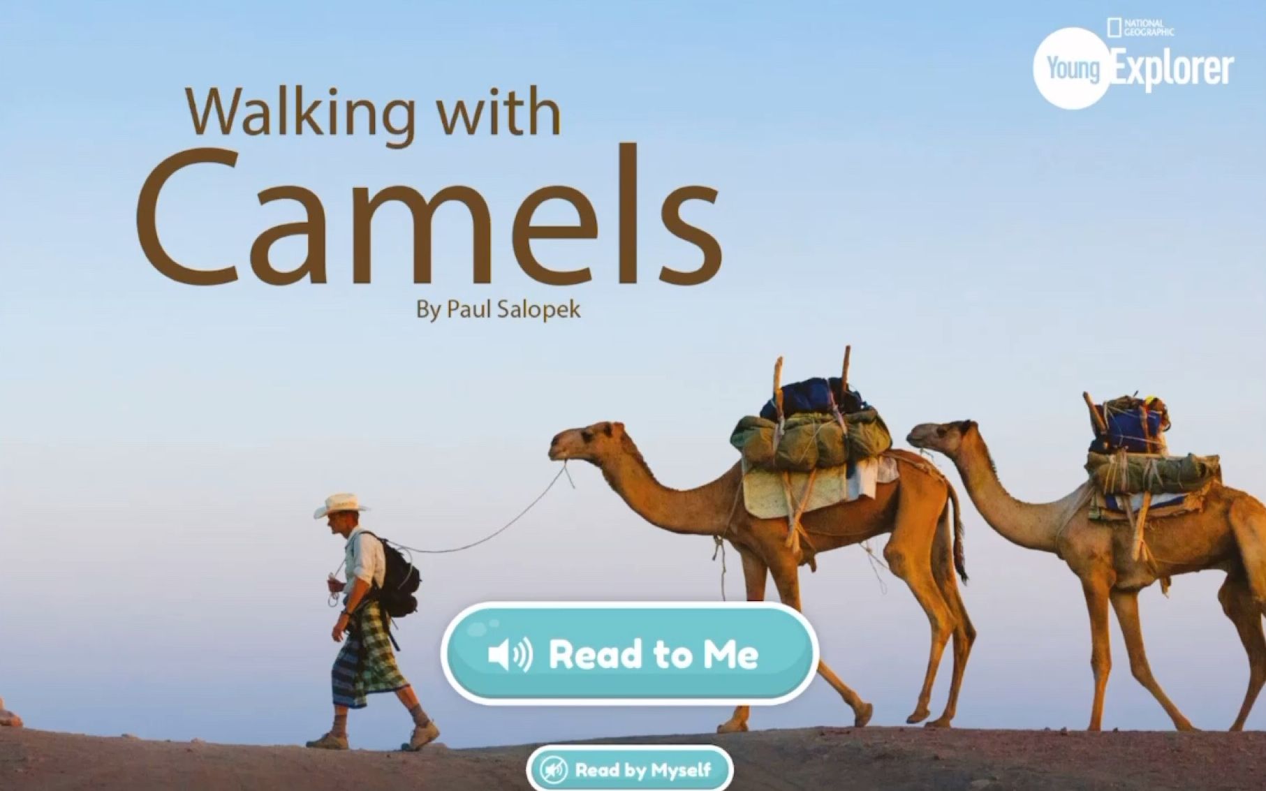 Walking with camels |国家地理少儿英语读物哔哩哔哩bilibili