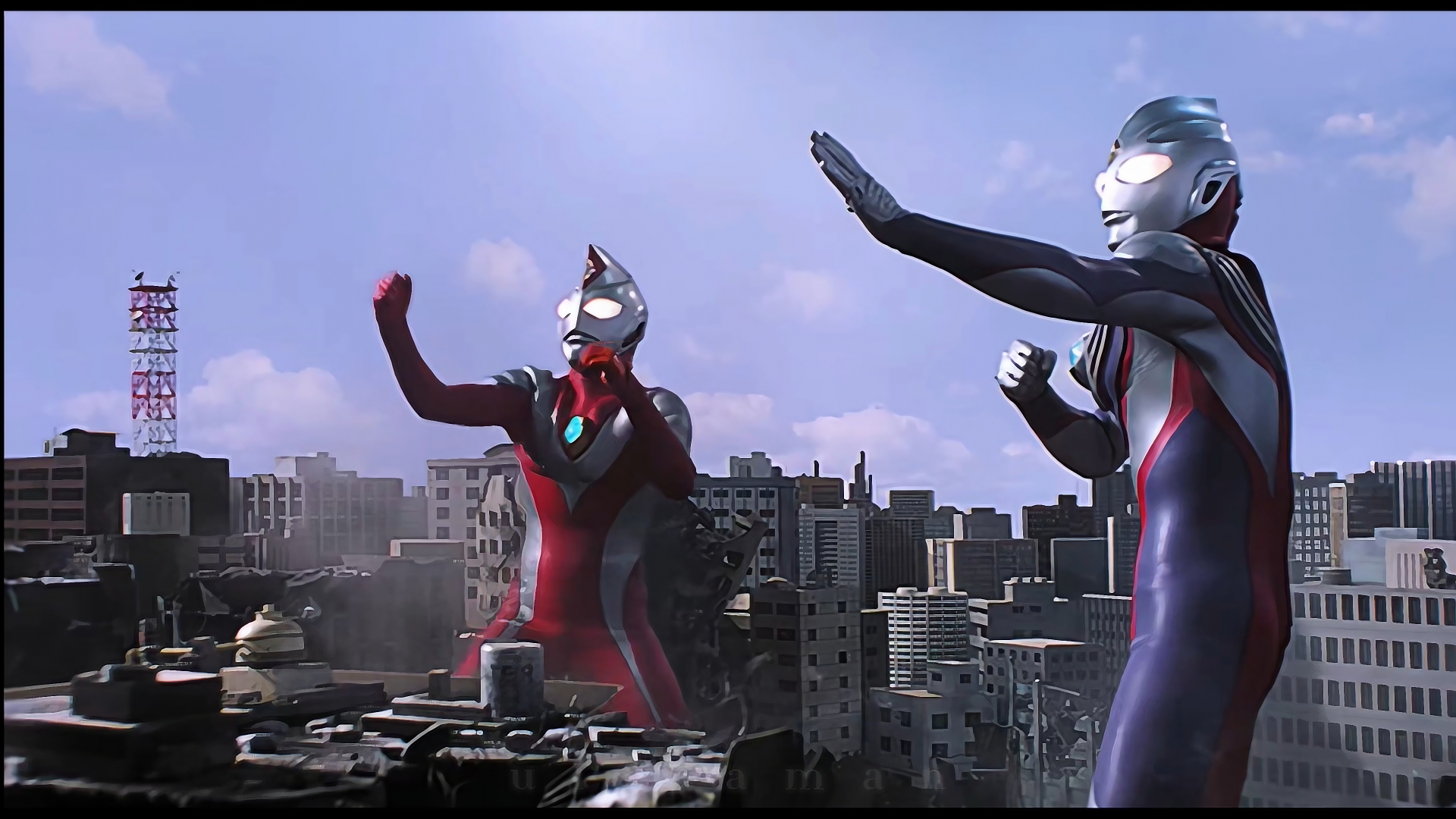 戴拿奥特曼《星光战士》战斗经典片段/迪迦回归救场!