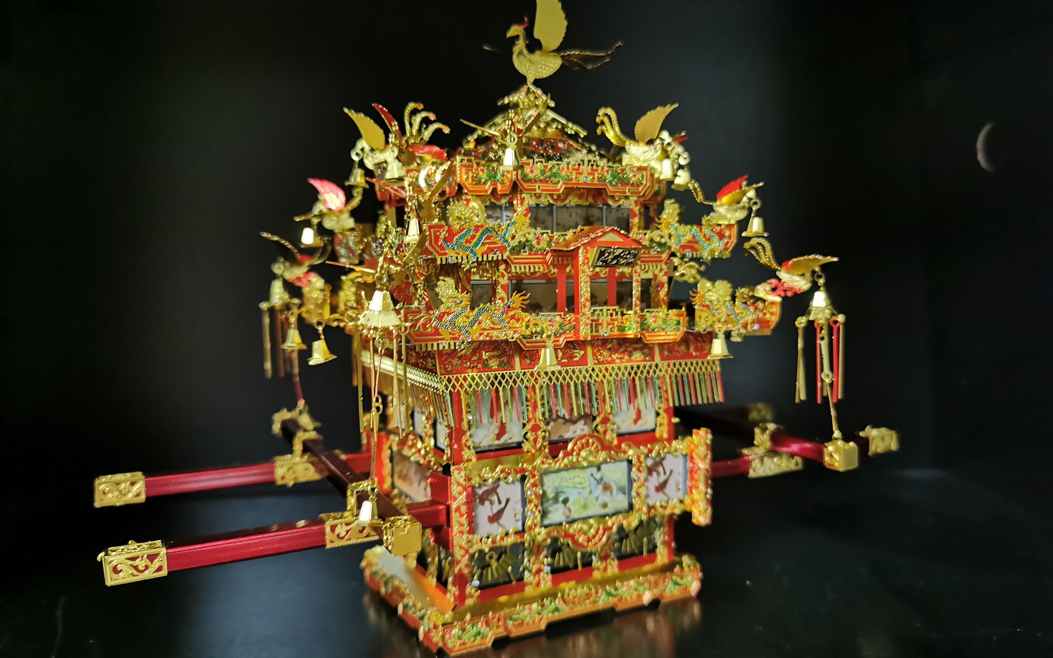 拼酷金属模型-花轿,288片零件,4星难度