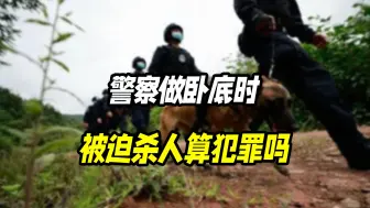 Download Video: 警察做卧底时为破案而被迫杀人算犯罪吗？