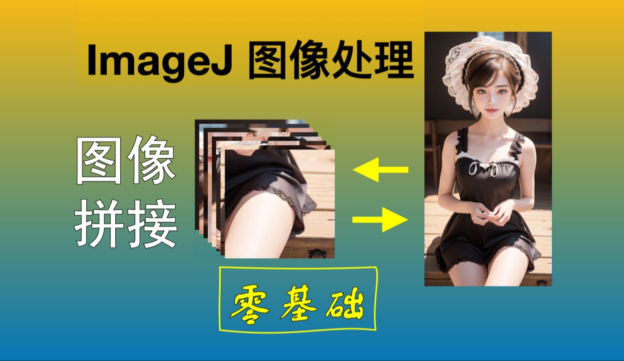 『零基础』ImageJ图像处理  图像自动拼接和拆分(image stitching)的注意哔哩哔哩bilibili