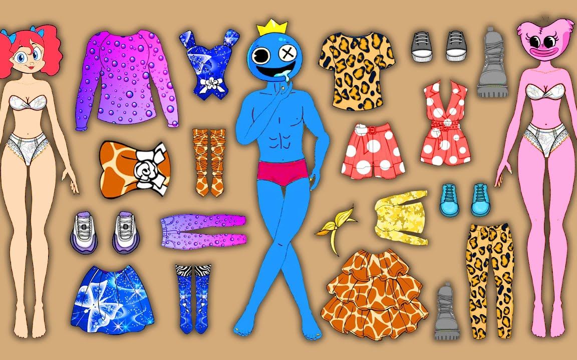 纸娃娃换装安静书