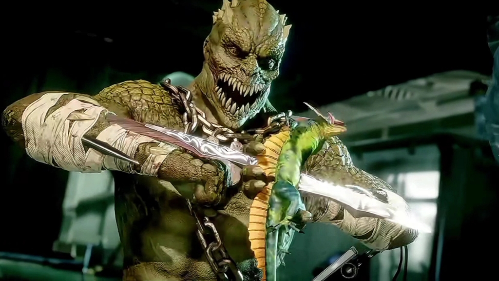 真人快打11-蜥蜴人巴拉卡对战机械战警的帮手机器人塞拉斯