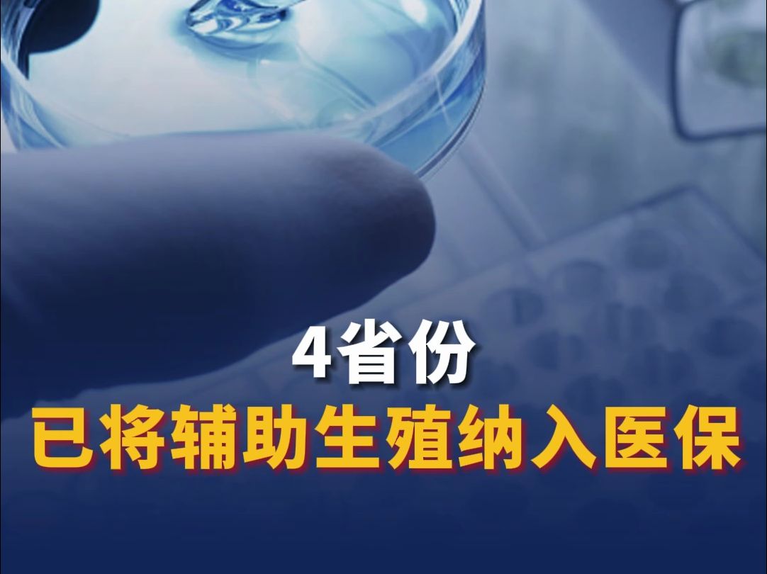 四省份已将辅助生殖纳入医保报销哔哩哔哩bilibili