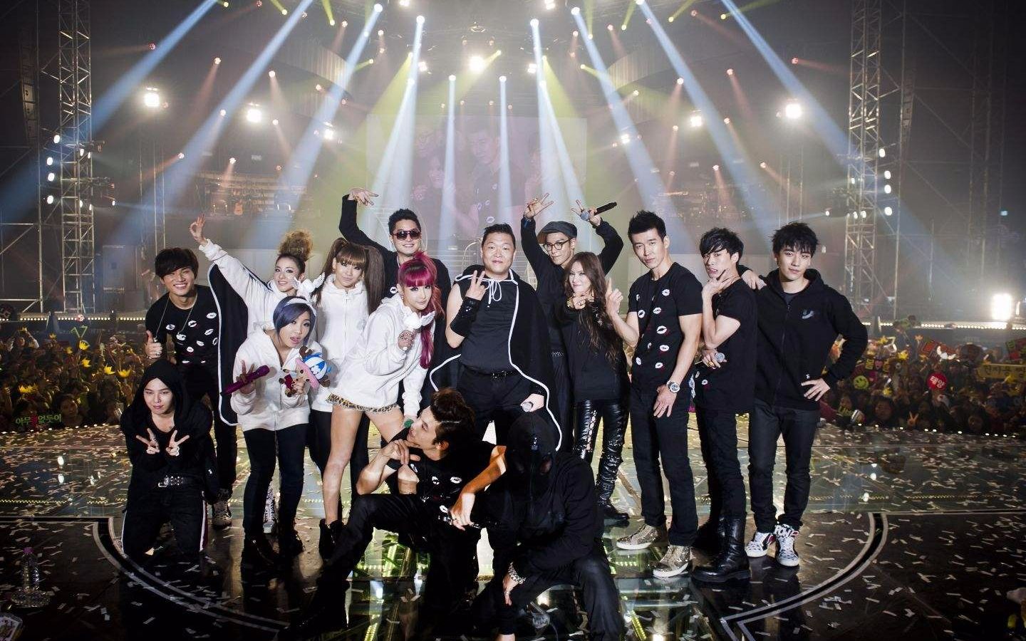 【yg】盘点yg艺人在大型舞台上喊麦现场