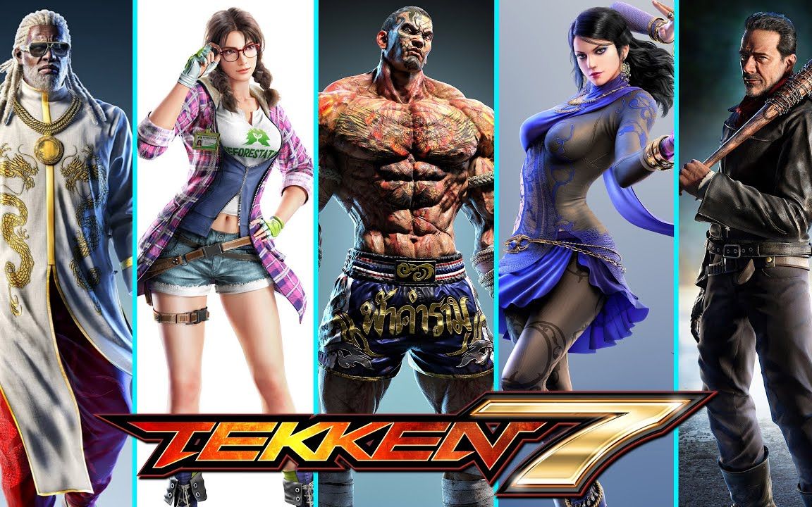 【铁拳7】 全角色※超必杀技 all dlc_哔哩哔哩 (゜-゜)つロ 干杯