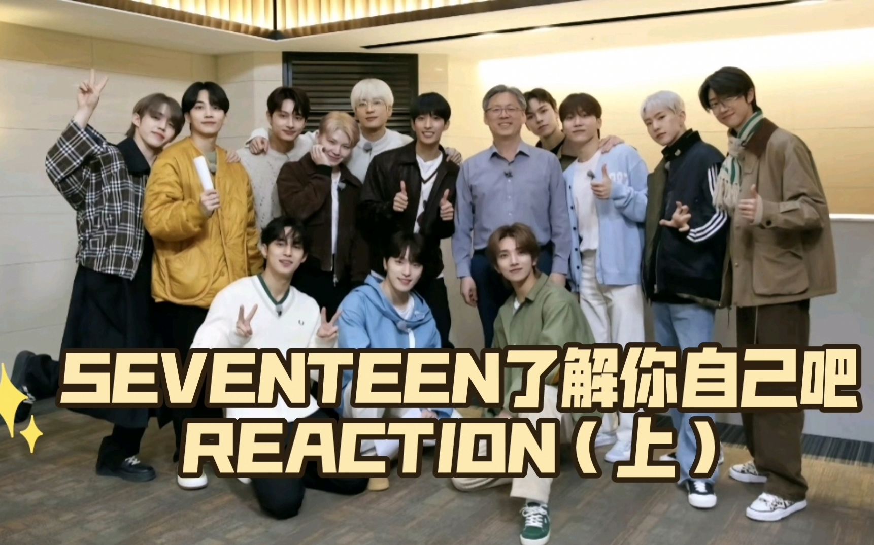 [图]【SEVENTEEN了解你自己吧REACTION#1】成员互测MBTI