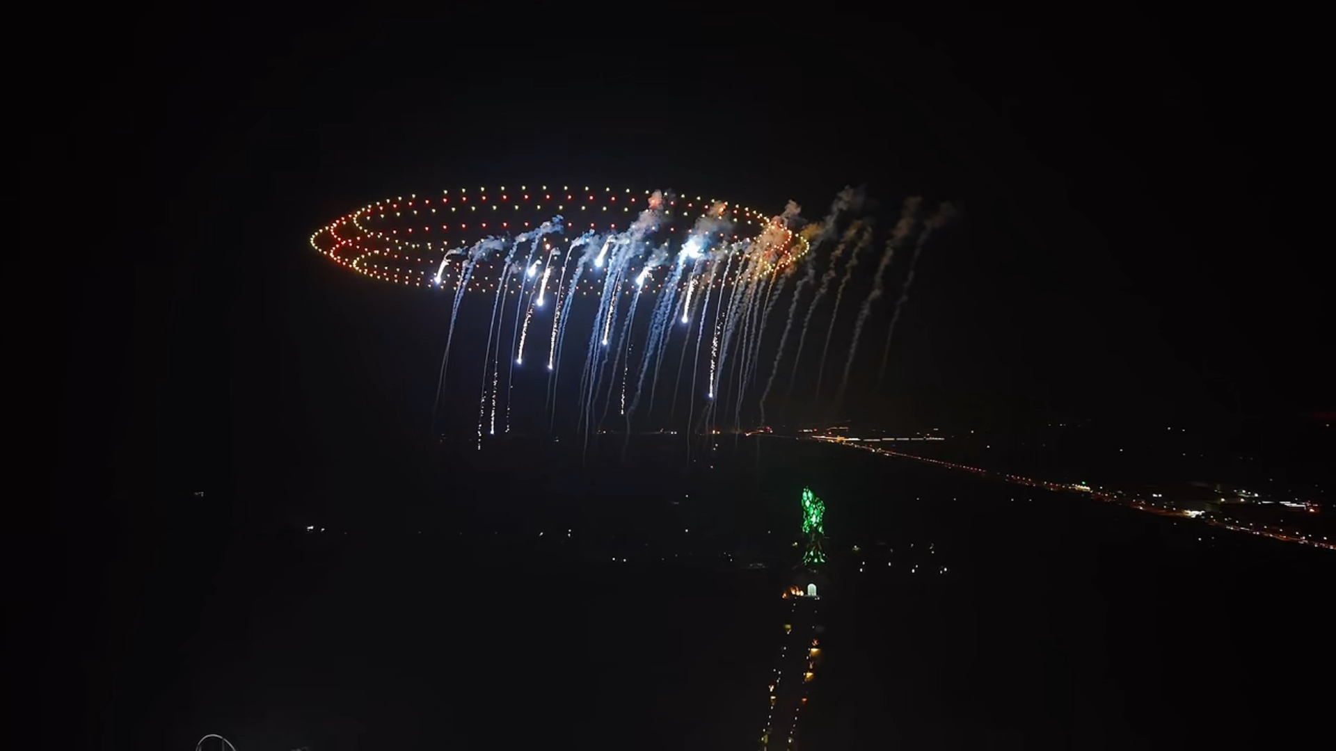 烟花秀,时空之门