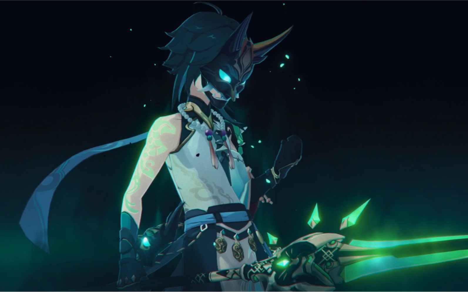 每一帧都很帅气的魈宝