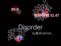 Download Video: 【ADOFAI】极难手法的20级Disorder严格模式通关！！